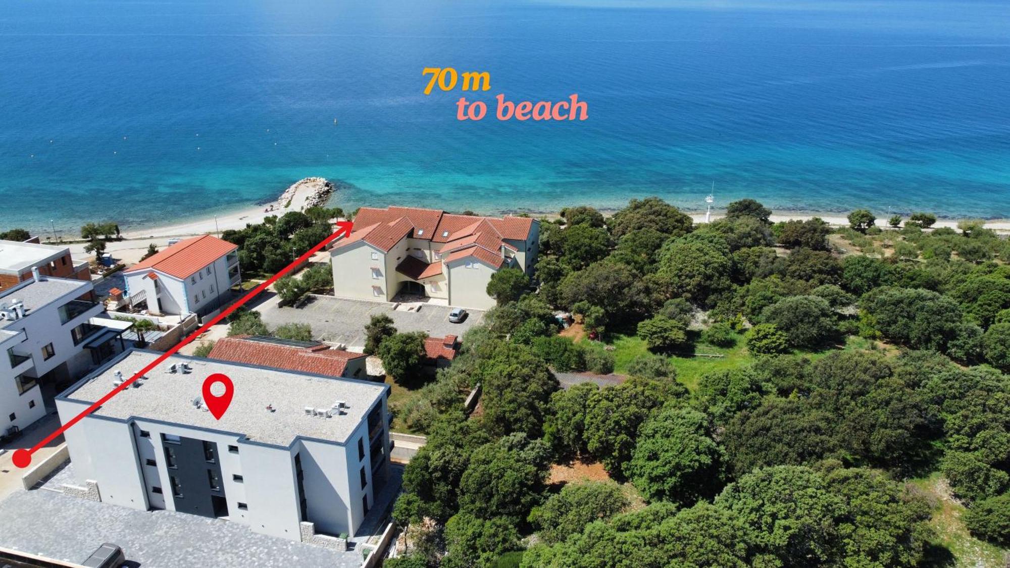 Lili Rose Mandre - Exclusive Family Apartments With Sea View, Just Steps From Beach 외부 사진